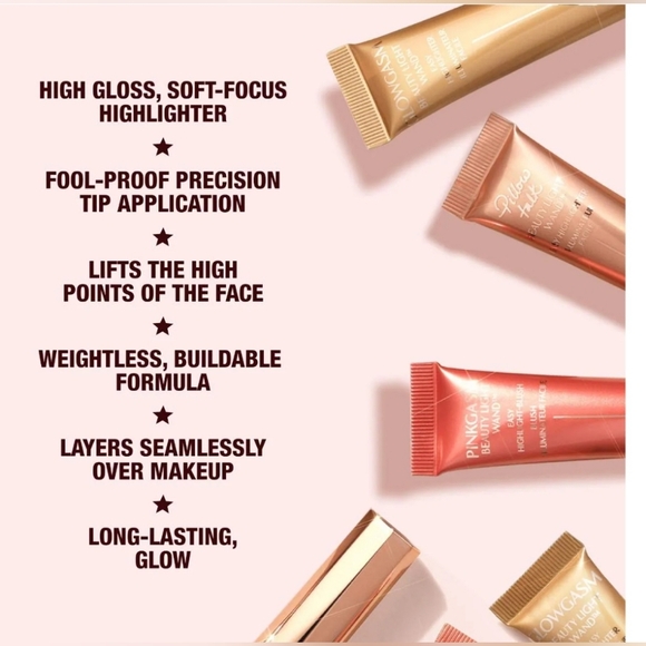✨️Charlotte Tilbury✨️GLOWGASM Beauty Light Wand-PINKGASM FULL-SIZE 12ML NIB - Picture 5 of 7
